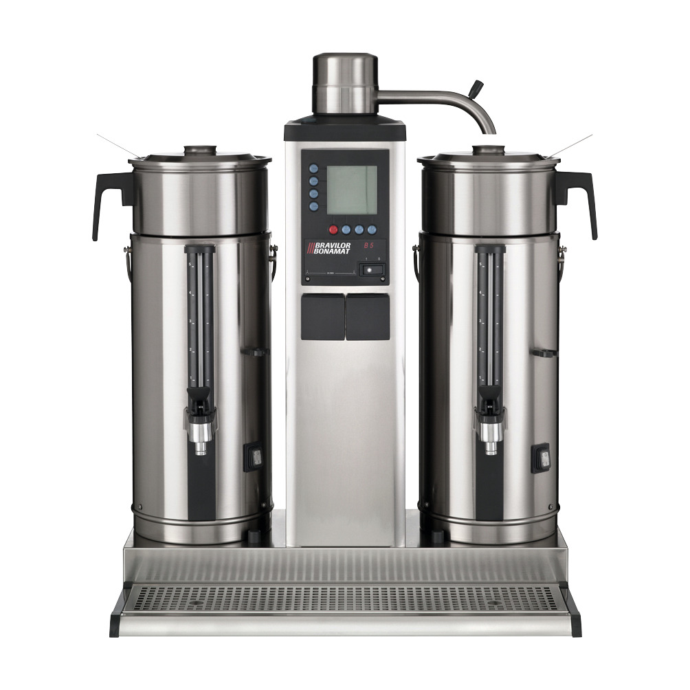 Filterkaffeemaschine 2 x 5,00 l / mit Wasseranschluss / 230 V