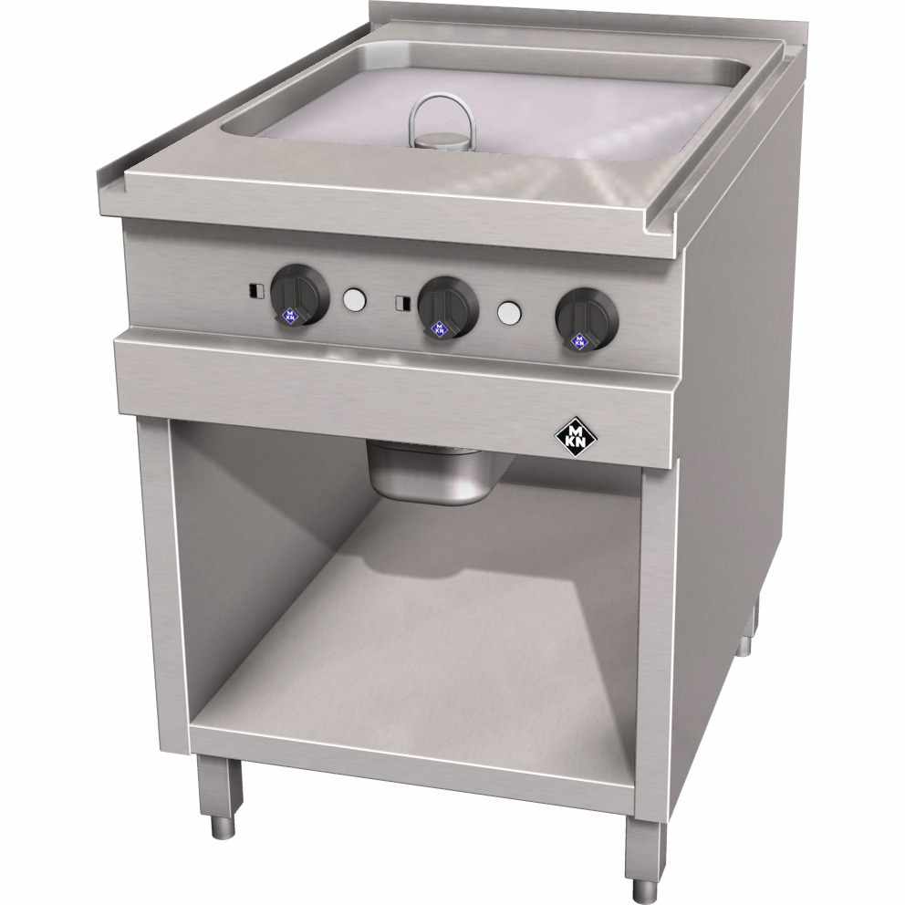 Elektro-Griddleplatte glatt PowerBlock / 1 Supra / Bratfläche 500 x 540 mm