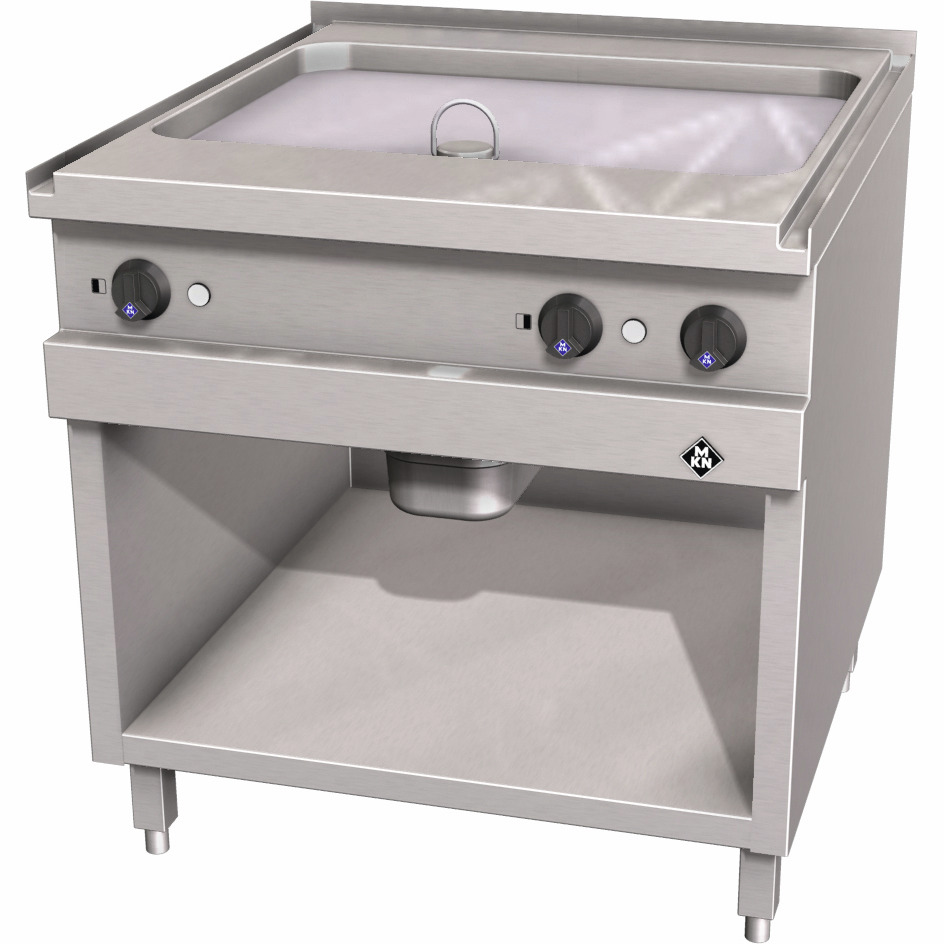 Elektro-Griddleplatte glatt PowerBlock / 2 Supra / Bratfläche 705 x 545 mm