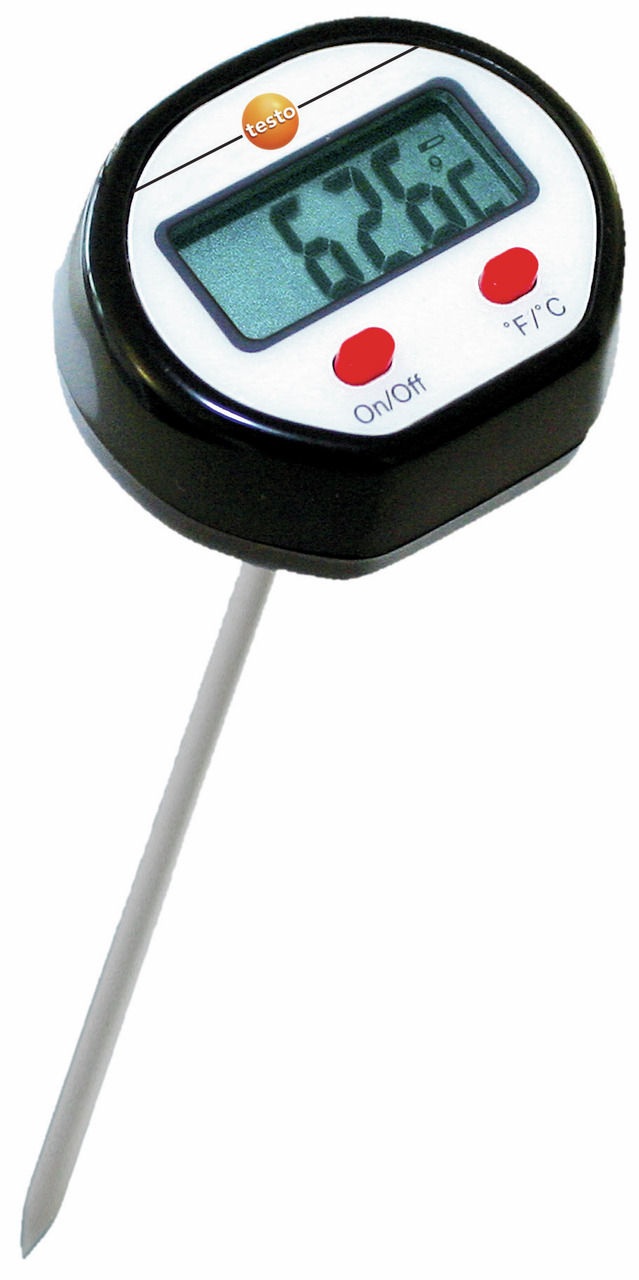 Standard Mini Einstech-Thermometer -50°C bis +150°C Fühler 133 mm