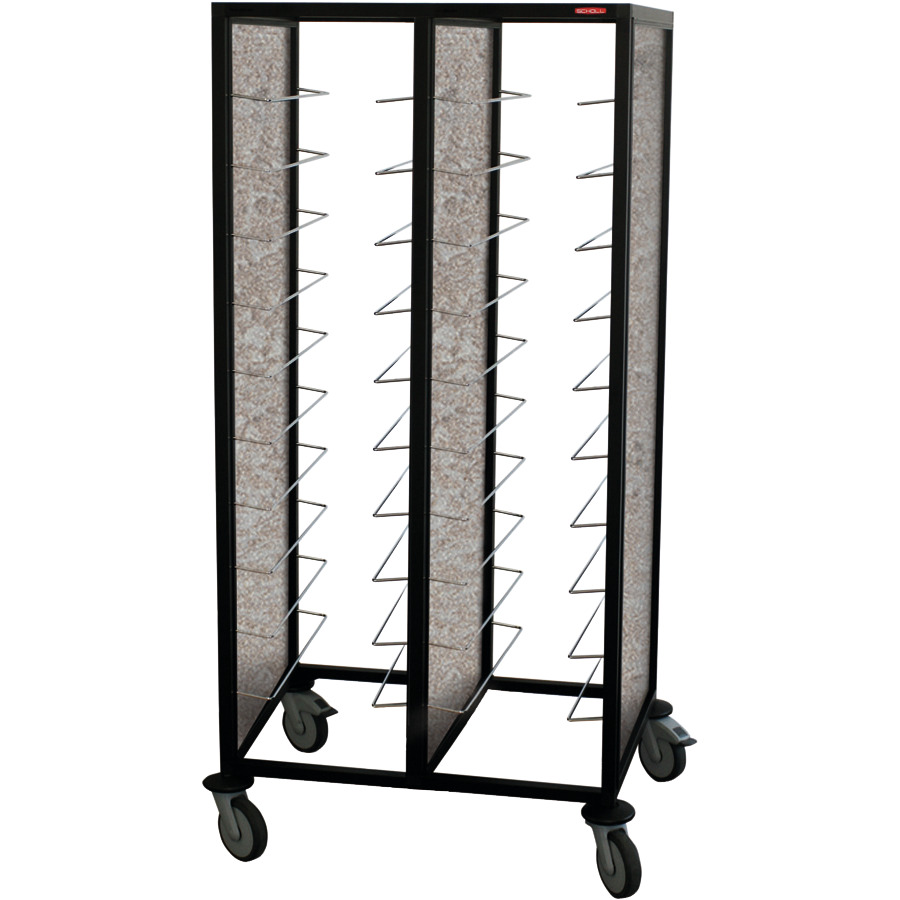 Tablettwagen 20 x GN 1/1 RTW206 schwarz
