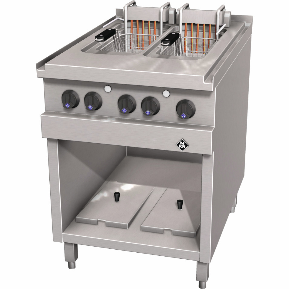 Elektro-Fritteuse 2 x 12,50 l / London II / 20,00 kW / 600 x 850 x 700 mm + Zusatz