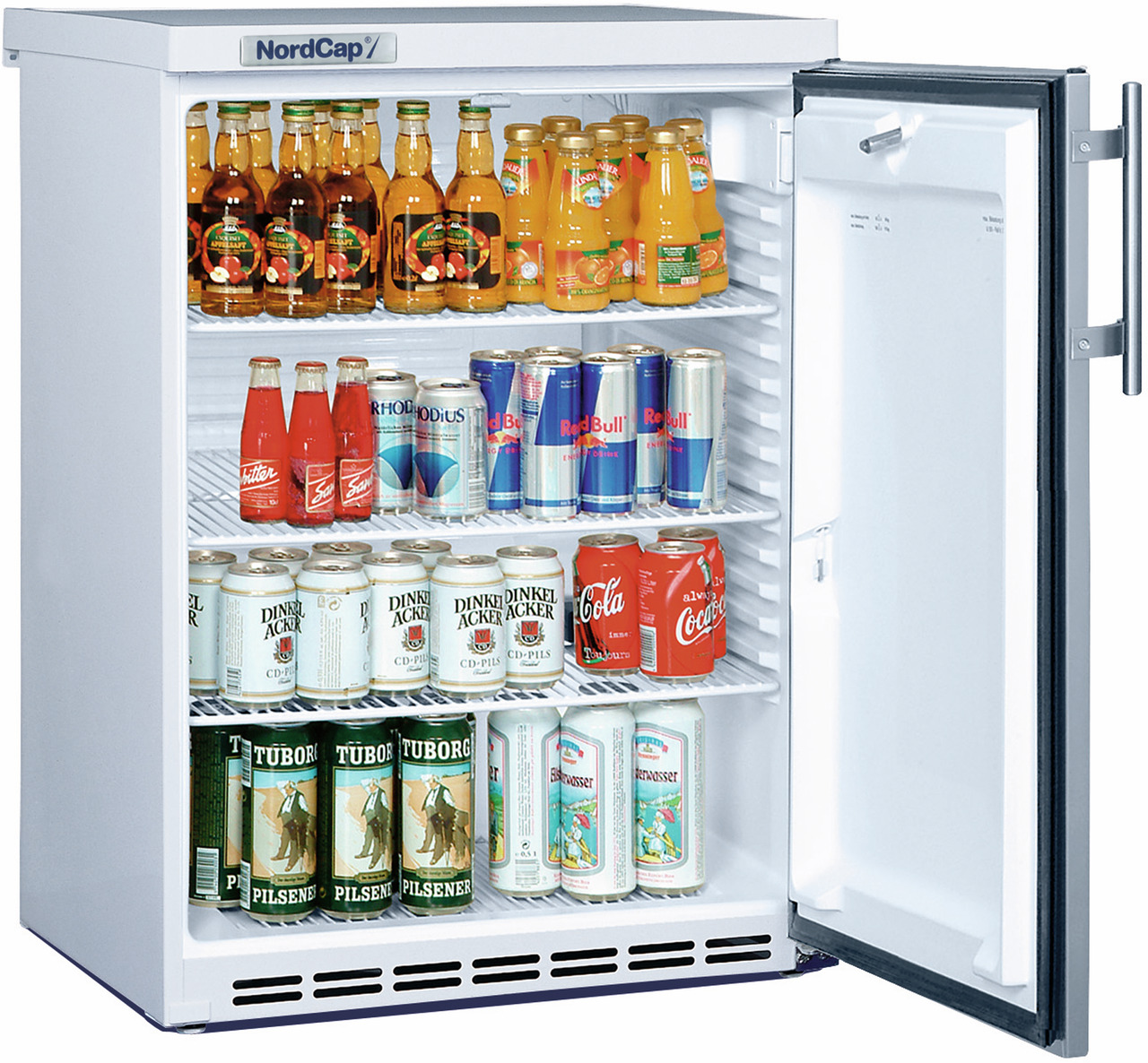 Umluft-Kühlschrank 180,00 l / mit CHR Volltür / innen 513 x 441 x 702 mm