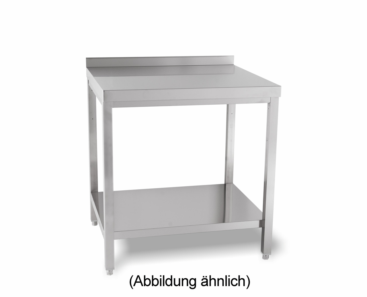Arbeitstisch verschweißt mit Ablageboden mit 50 mm Aufkantung 1900 x 700 x 850 mm